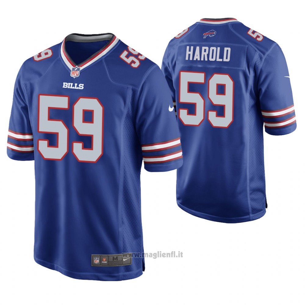 Maglia NFL Game Buffalo Bills Eli Harold Blu